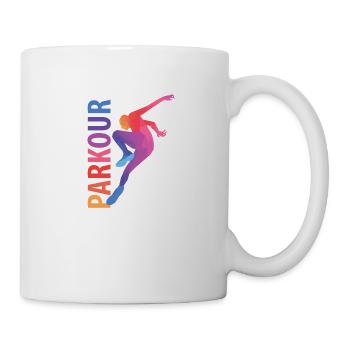 Parkour gift - Mug - white - Right