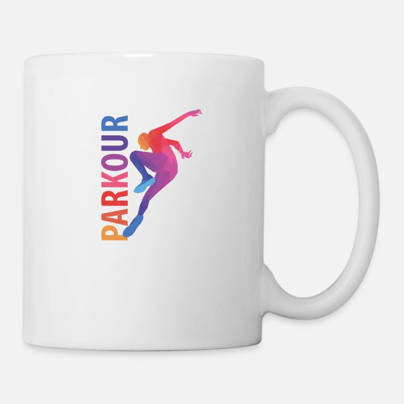 Cadeau de parkour - Mug blanc - blanc