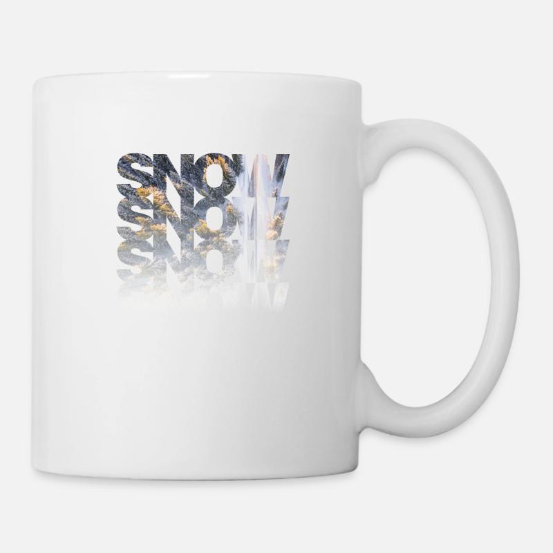 Snow Snow Snow Snow | Snow snow snow snow - Mug - white