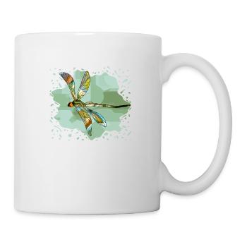Libellule - Mug blanc - blanc - Droite