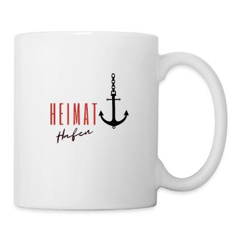 Heimat Hafen - Tasse - Weiß - Rechts