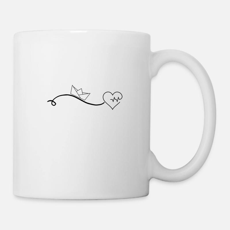 Ancre - la mer va toujours! - Mug blanc - blanc