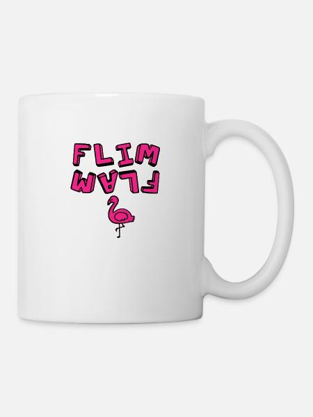 Flim Flam Flamingo - Mug - white