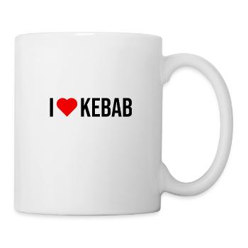 Ich mag Kebab - Tasse - Weiß - Rechts