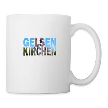 Gelsenkirchen to Schalke mining - Mug - white - Right