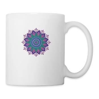 Mandala - Tasse - Weiß - Rechts