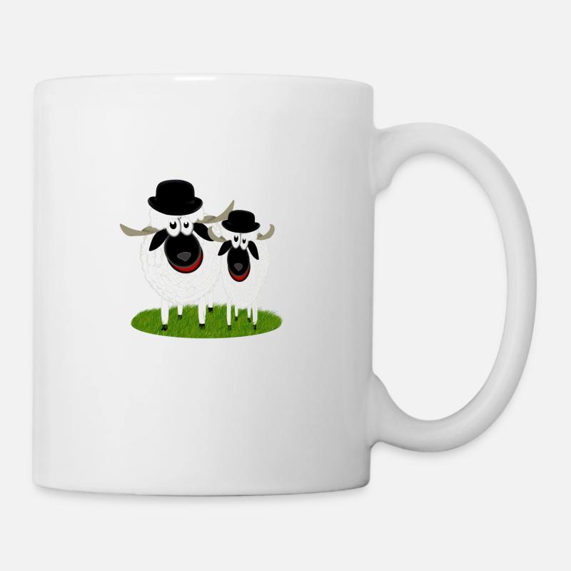 dick und doof - Tasse - Weiß