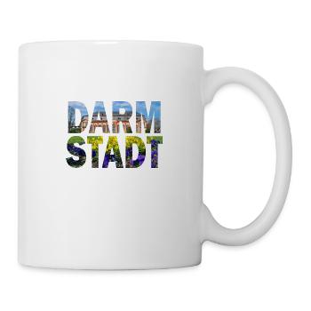 Darmstadt Schloss - Tasse - Weiß - Rechts