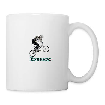 BMX-Rennen - Tasse - Weiß - Rechts