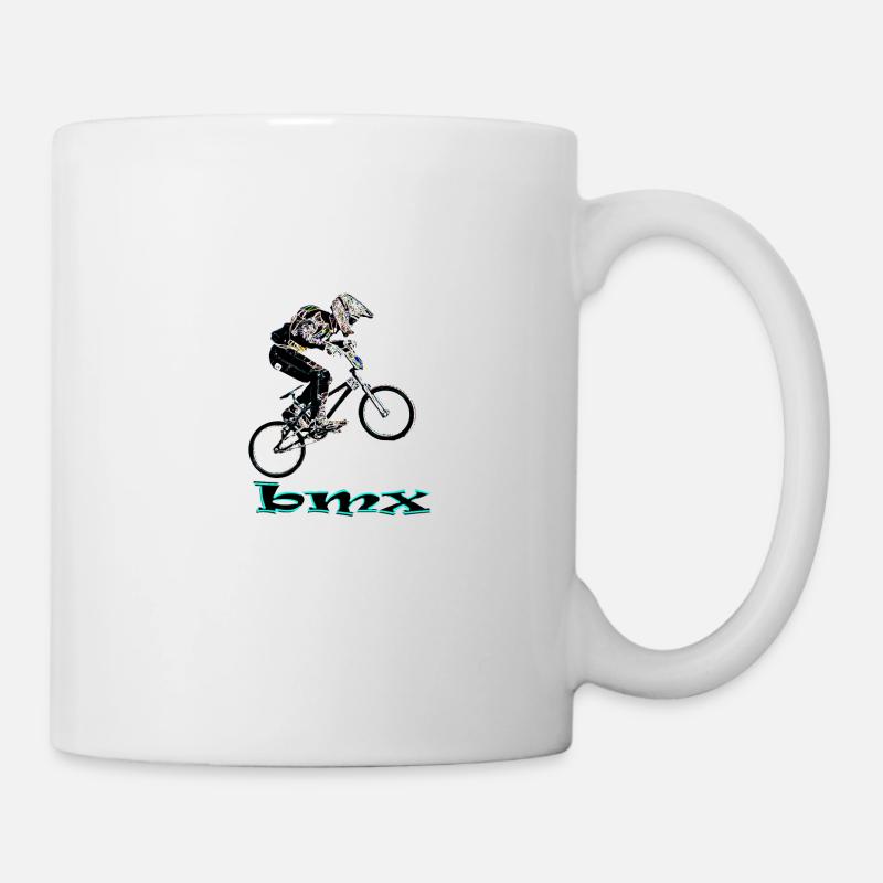 bmx race - Mug blanc - blanc