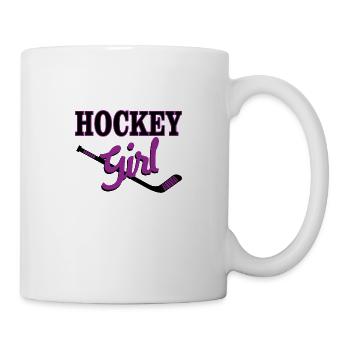 Hockey Girl Ice Hockey Ice Hockey Player Sports - Mug - white - Right