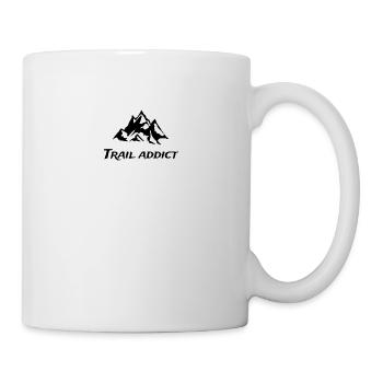 Trail addict - Mug blanc - blanc - Droite