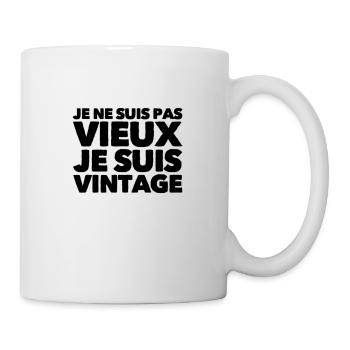 I'm not old I'm vintage - Mug - white - Right