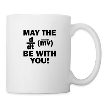 Force Impulse Physics Physicist Gift - Mug - white - Right