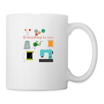 EVEYTHING TO SEW - Mug - white - Right