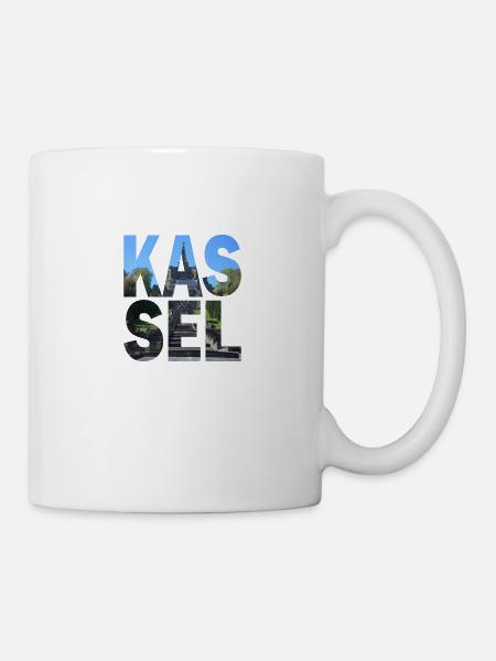 Kassel Tempeltreppe - Tasse - Weiß