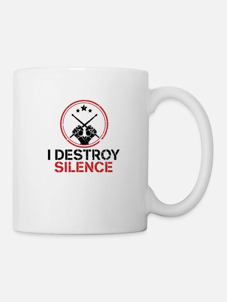 Percussion batteur Drumsticks Percussion - Mug blanc - blanc
