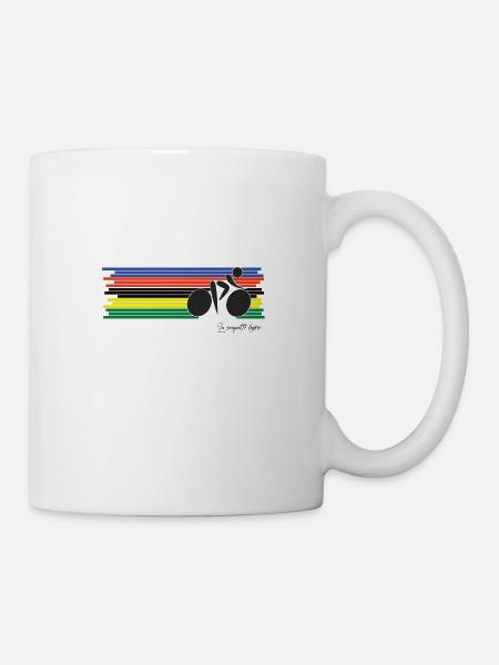 Weltmeister Radfahrer - Tasse - Weiß