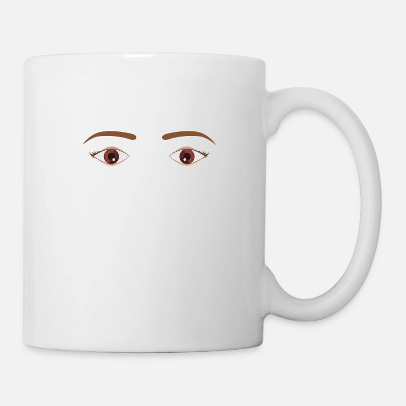 jolie yeux - Mug blanc - blanc