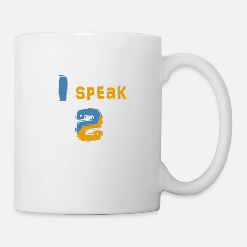 I Speak Python - Pour tous les codeurs en Python - Mug blanc - blanc