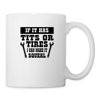 Car Auto - Tasse - Weiß - Rechts