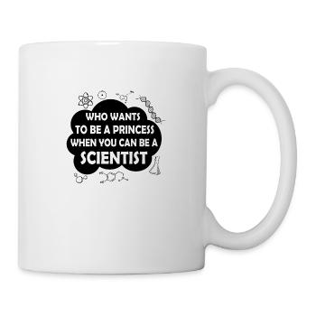 scientifique proverbe physicien cadeau - Mug blanc - blanc - Droite