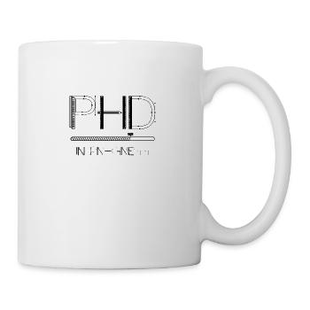 PHD IN PROGRESS - Mug - white - Right
