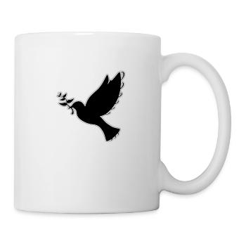 Dove of Peace / Bird Logo - Mug - white - Right