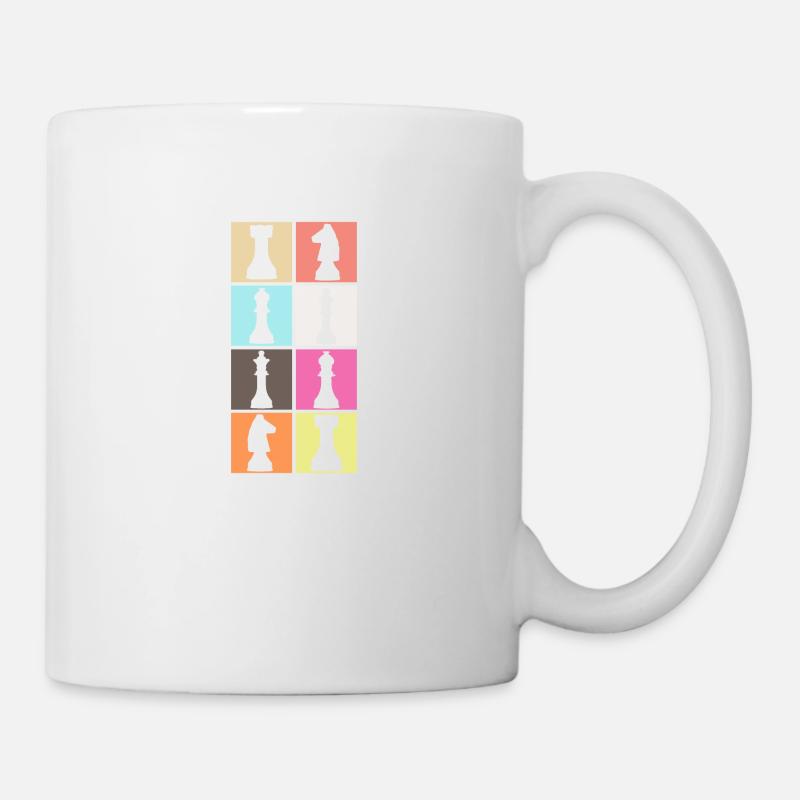 Schach - Tasse - Weiß