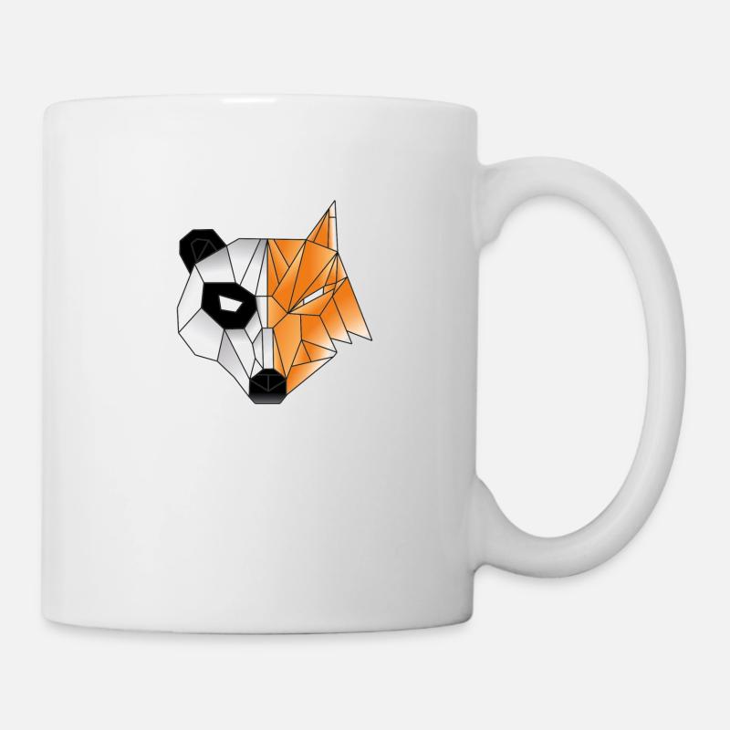 Zedef Panda/Fuchs Logo - Tasse - Weiß