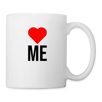 Ich liebe mich Geschenk Humor - Tasse - Weiß - Rechts