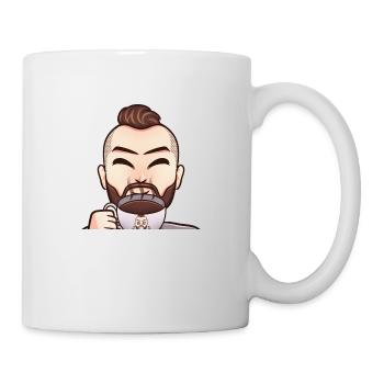 krekeltheone coffee man with coffee - Mug - white - Right