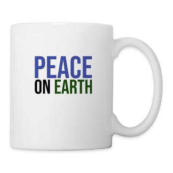 Frieden auf der Welt - Tasse - Weiß - Rechts