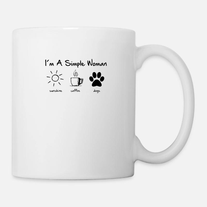 simple woman - Mug - white