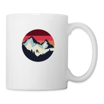 VTT VTT vtt vélo de descente - Mug blanc - blanc - Droite