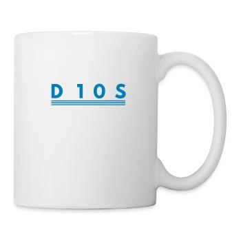 D10S - Mug blanc - blanc - Droite
