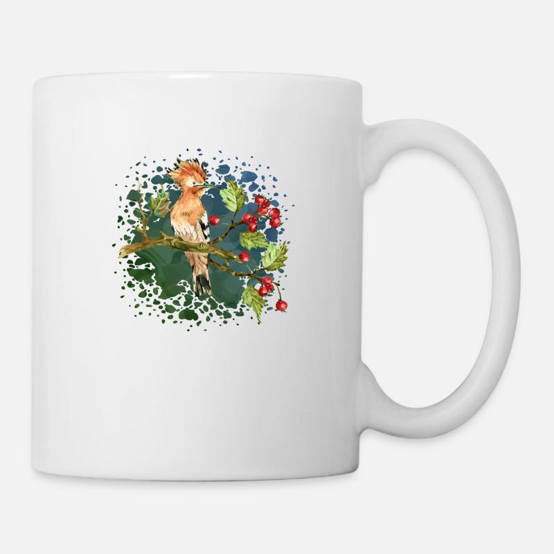 Oiseau coloré - Mug blanc - blanc