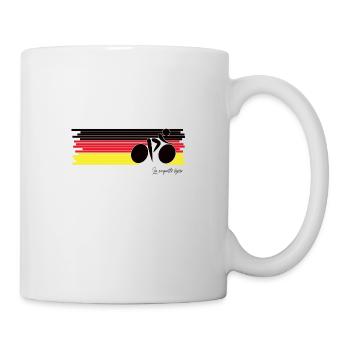 Radfahrer Deutschland - Tasse - Weiß - Rechts