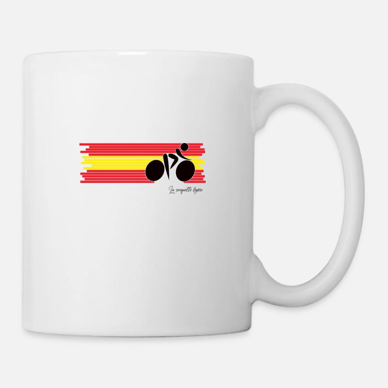 cycliste espagne - Mug blanc - blanc