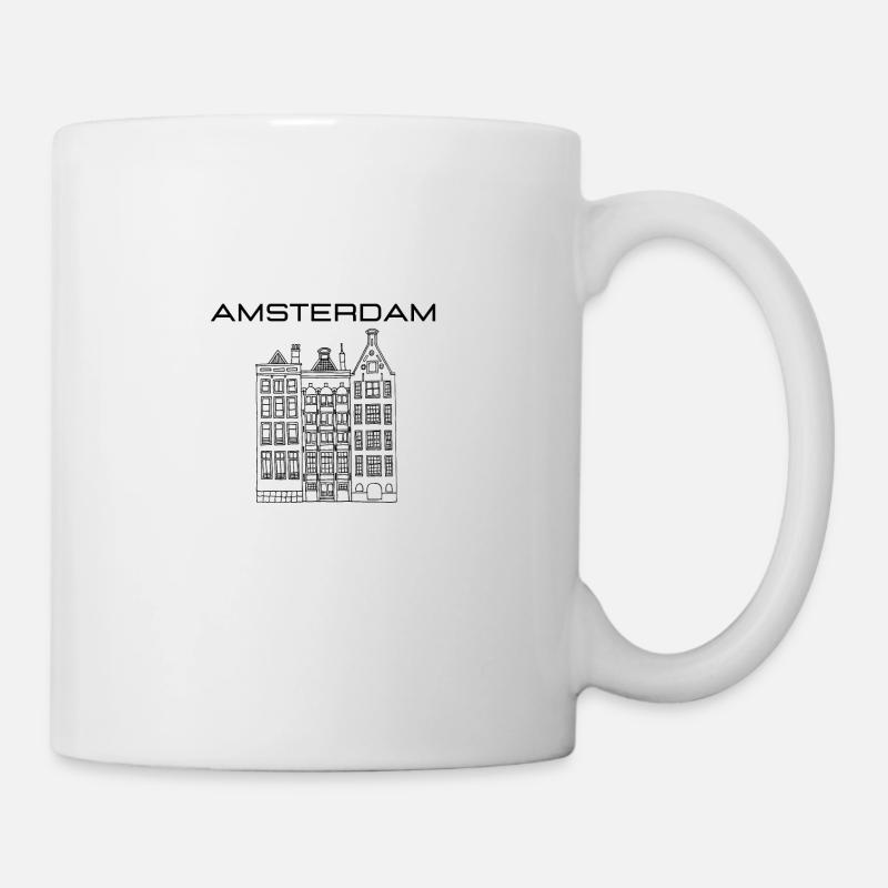 Amsterdam,T-shirt classique - Mug blanc - blanc