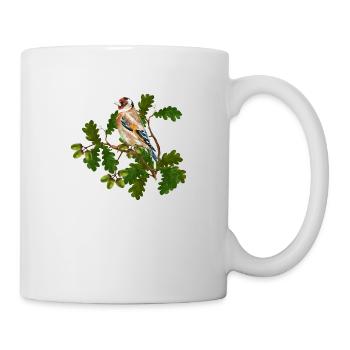 Vogel - Tasse - Weiß - Rechts