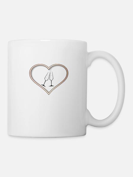 Liebesfeier - Tasse - Weiß
