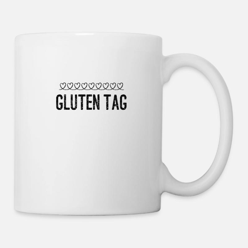 Gluten Tag - Tasse - Weiß