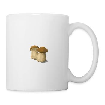 Ich kann nicht, ich gehe zu Steinpilzen - Tasse - Weiß - Rechts