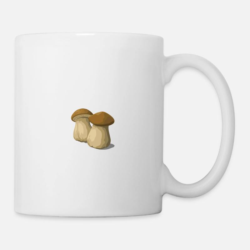 J’peux pas j’vais aux cèpes - Mug blanc - blanc