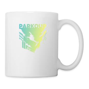 Parkour Freerunning Gift Idea Parkour Freerunn - Mug - white - Right