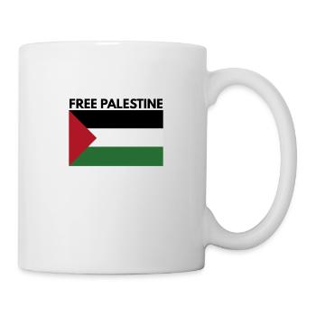Freies Palästina - Tasse - Weiß - Rechts