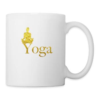 Yoga - Mug blanc - blanc - Droite