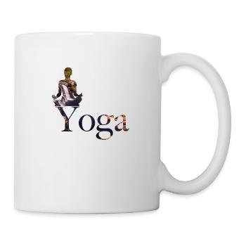 Yoga - Mug blanc - blanc - Droite