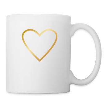 Heart Gold - Mug - white - Right